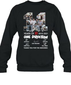 11 years of 1D 2010-2021 One Direction thank you for the memories signatures shirt 3 11 years of 1D 2010 2021 One Direction thank you for the memories signatures shirt 4