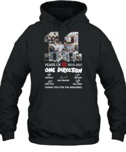 11 years of 1D 2010-2021 One Direction thank you for the memories signatures shirt 4 11 years of 1D 2010 2021 One Direction thank you for the memories signatures shirt 5