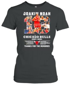 13 Joakim Noah Chicago Bulls 2007 2016 Thank You For The Memories Signature Shirt 2