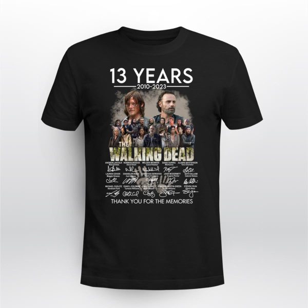 13 Years Anniversary Walking Dead Shirt