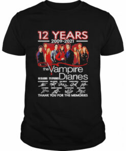 13 years 2009 2022 the Vampire Diaries 8 season 171 episodes thank you for the memories shirt 1