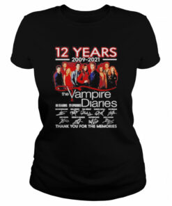13 years 2009 2022 the Vampire Diaries 8 season 171 episodes thank you for the memories shirt 2
