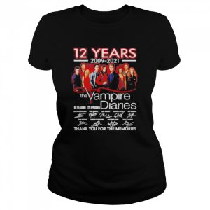 13 years 2009 2022 the Vampire Diaries 8 season 171 episodes thank you for the memories shirt