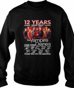 13 years 2009 2022 the Vampire Diaries 8 season 171 episodes thank you for the memories shirt 4