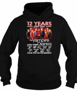 13 years 2009 2022 the Vampire Diaries 8 season 171 episodes thank you for the memories shirt 5