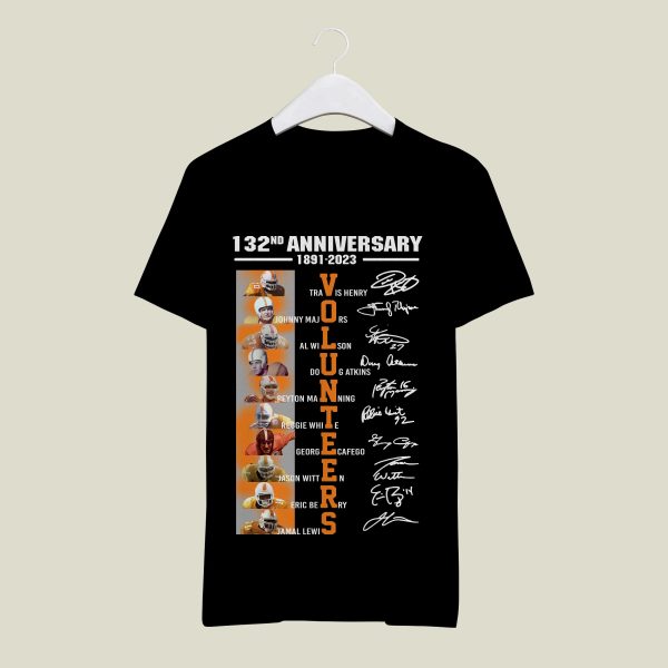 132nd Anniversary 1891 2023 Travis Henry Johnny Majors Shirt