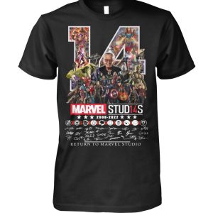 14 Years Marvel Studio 2008 2022 Return To Marvel Studio Signatures Shirt