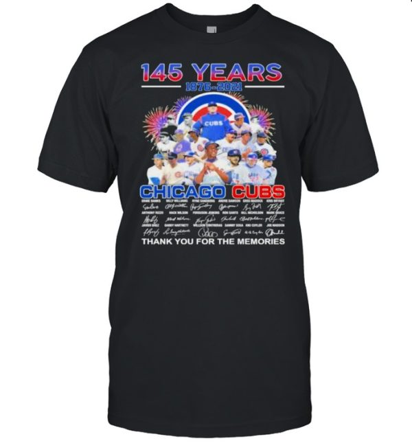 145 Years 1876 2021 Chicago Cubs Shirt