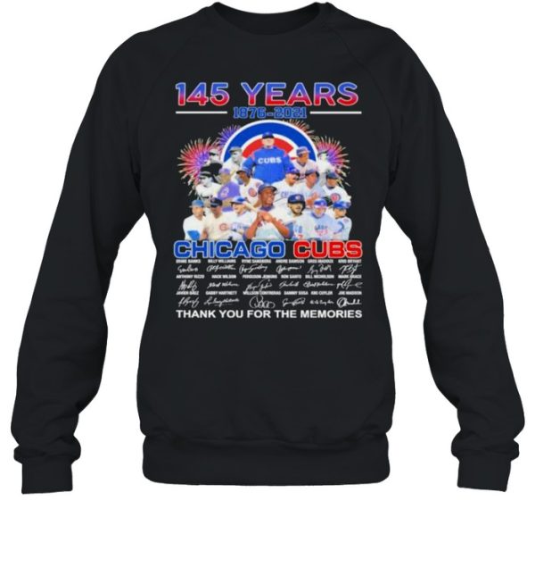 145 Years 1876 2021 Chicago Cubs Shirt