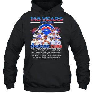 145 years 1876 2021 chicago cubs thank you for the memories signature shirt 5