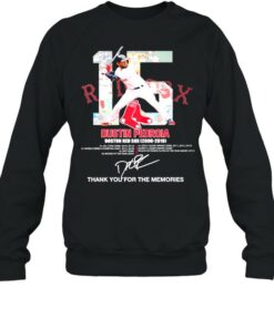15 Red Sox Dustin Pedroia Boston Red Sox 2006 2019 Signature Thanks For The Memories Shirt 3 15 Red Sox Dustin Pedroia Boston Red Sox 2006 2019 Signature Thanks For The Memories Shirt 4
