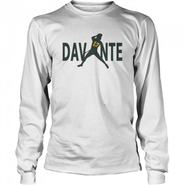 17 davante adams green bay football shirt