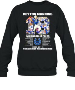 18 Peyton Manning Indianapolis Colts 1998 2011 thanks you the memories shirt 3 18 Peyton Manning Indianapolis Colts 1998 2011 thanks you the memories shirt 4