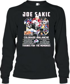 19 Joe Sakic Colorado Avalanche Thank You For The Memories Signature Shirt 2 19 Joe Sakic Colorado Avalanche Thank You For The Memories Signature Shirt 3
