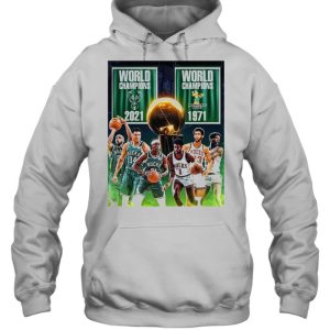 1971 2021 Milwaukee Bucks 2x World Champions NBA shirt 5