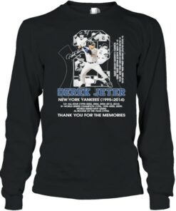 2 Derek Jeter New York Yankees 1995 2014 Thank You For The Memories Signature Shirt 2 2 Derek Jeter New York Yankees 1995 2014 Thank You For The Memories Signature Shirt 3