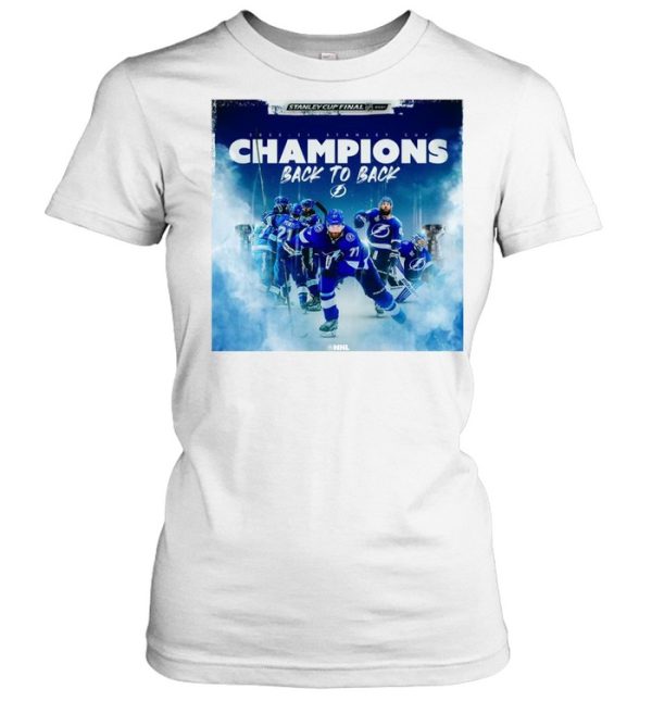 2020 21 Stanley Cup Champions Back To Back Tampa Bay Lightning shirt