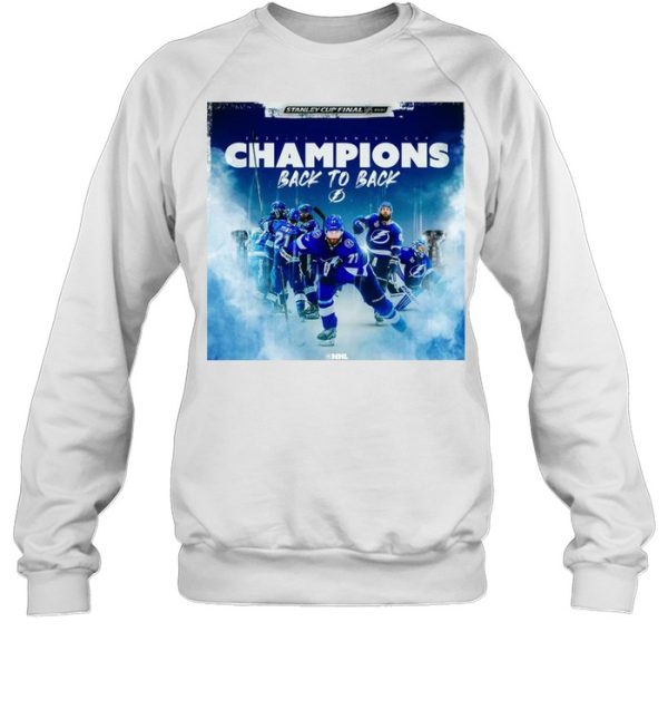 2020 21 Stanley Cup Champions Back To Back Tampa Bay Lightning shirt