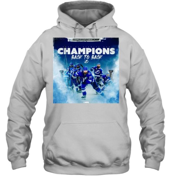 2020 21 Stanley Cup Champions Back To Back Tampa Bay Lightning shirt