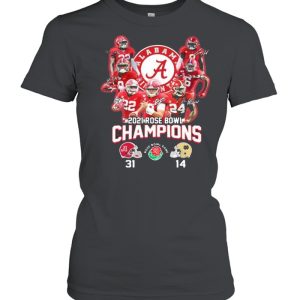 2021 Alabama Crimson Tide Rose Bowl Champions Shirt