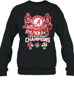 2021 Alabama Crimson Tide Rose Bowl Champions Shirt 3 2021 Alabama Crimson Tide Rose Bowl Champions Shirt 4