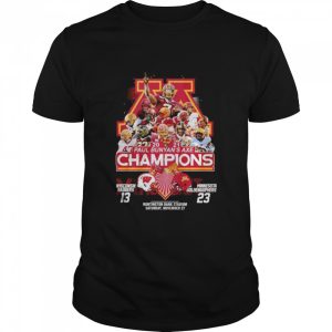 2021 Paul Bunyan’s Axe Champions Wisconsin Badgers 13 23 Minnesota Goldengophers shirt