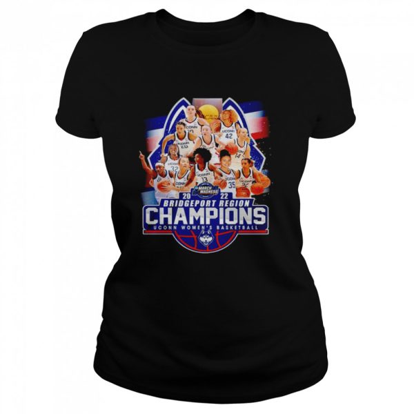 2022 Bridgeport Region Champions UConn Women’s Basketball shirt