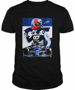 2022 Pierre Gasly Portrait Alphatauri Signature Shirt 1