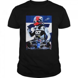 2022 Pierre Gasly Portrait Alphatauri Signature Shirt 1