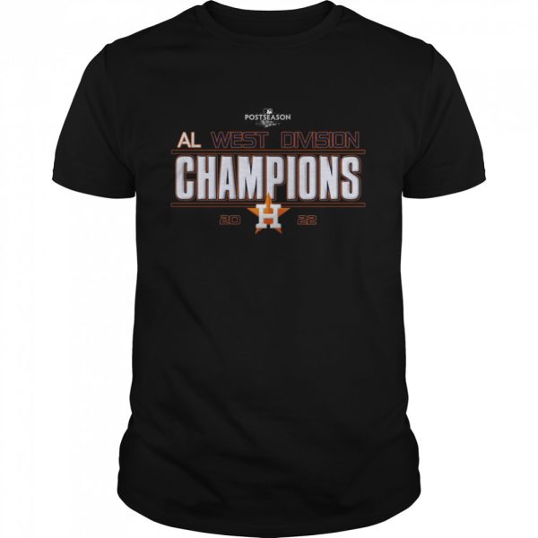 2022 Postseason Houston Astros Al West Division Champions shirt