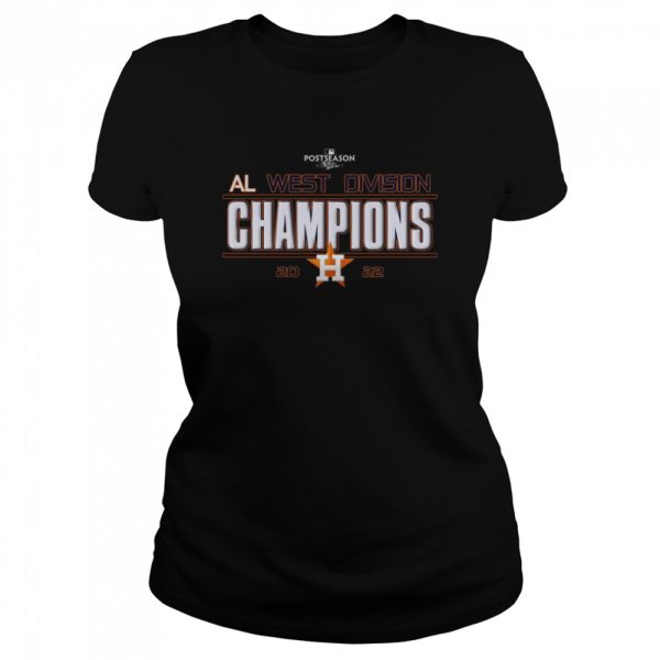 2022 Postseason Houston Astros Al West Division Champions shirt