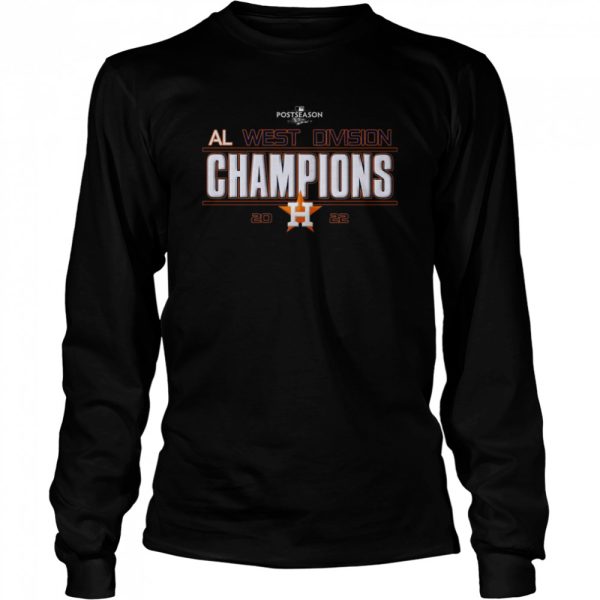 2022 Postseason Houston Astros Al West Division Champions shirt