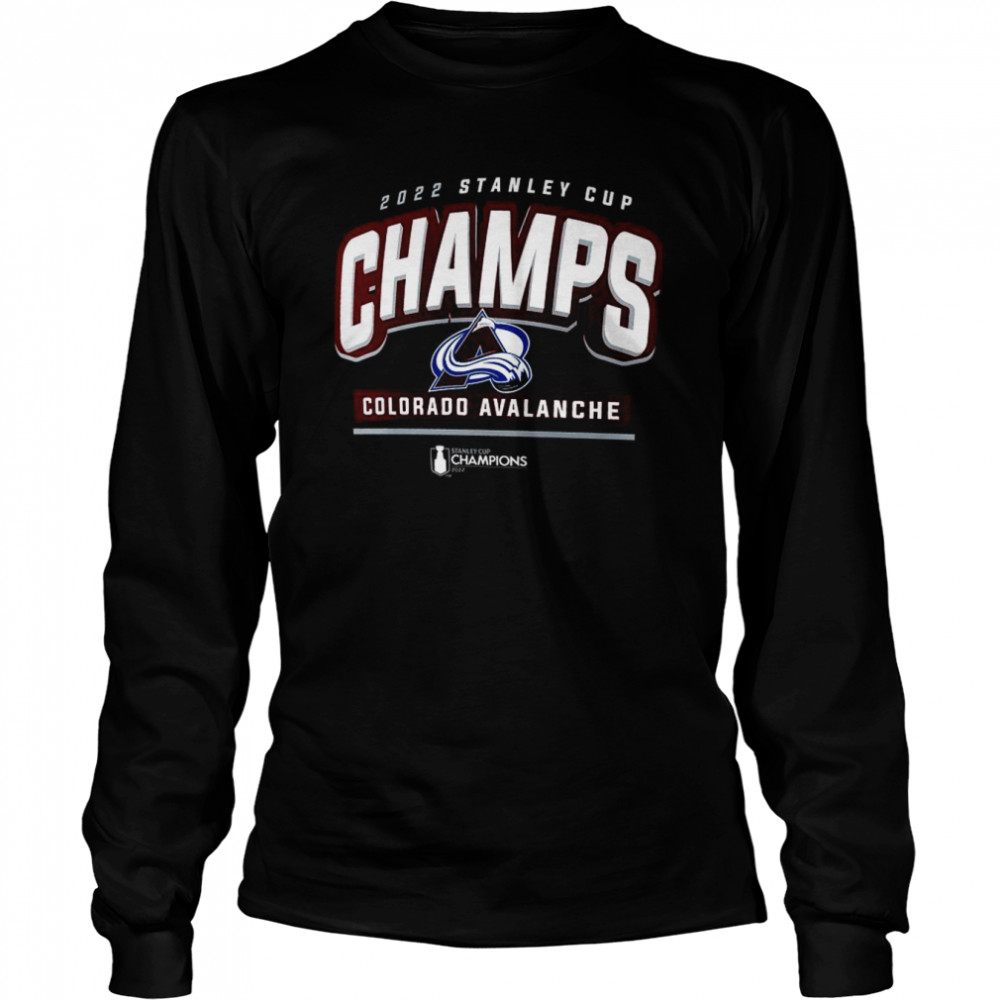 GREY Colorado Avalanche Stanley Cup Champions Champs T-Shirt