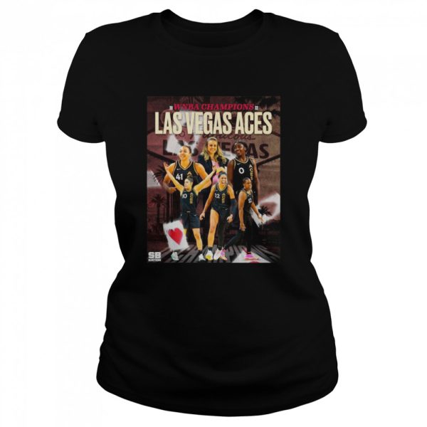 2022 WNBA Champions Las Vegas Aces Team Basketball Shirt