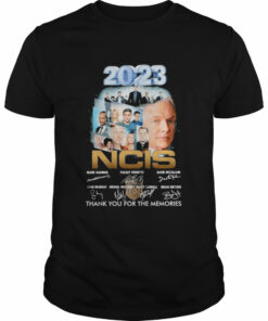 2023 NCIS thank you for the memories signatures shirt 1