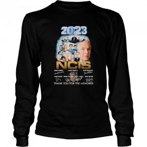 2023 NCIS thank you for the memories signatures shirt 3