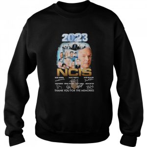 2023 NCIS thank you for the memories signatures shirt 4