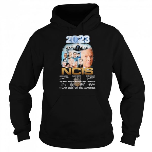 2023 NCIS thank you for the memories signatures shirt