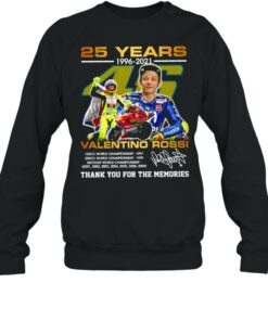 25 years 1996 2021 valentino rossi thank you for the memories shirt 3 25 years 1996 2021 valentino rossi thank you for the memories shirt 4
