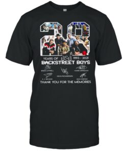 28 Years Of BSB 1993 2021 Backstreet Boys Thank You For The Memories Shirt 1