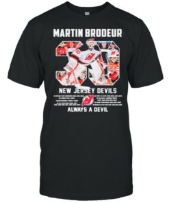 30 Martin Brodeur New Jersey Devils Always a devil shirt 1