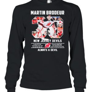 30 Martin Brodeur New Jersey Devils Always a devil shirt 3