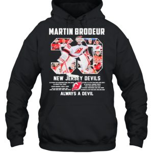 30 Martin Brodeur New Jersey Devils Always a devil shirt 5