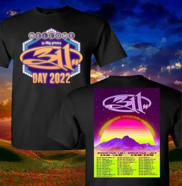 311 Music Summer World Tour 2022 Shirt