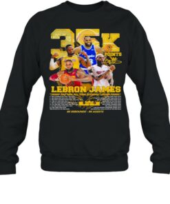 35k Points Lebron James 3rd Nba All Time Scoring Leader 9k Rebounds 9k Assists Shirt 3 35k Points Lebron James 3rd Nba All Time Scoring Leader 9k Rebounds 9k Assists Shirt 4