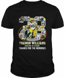38 Tramon Williams super bowl XLV champion thanks for the memories shirt 1