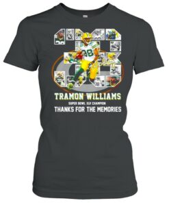38 Tramon Williams super bowl XLV champion thanks for the memories shirt 2