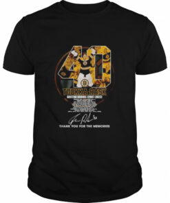 40 Tuukka Rask Boston Bruins 2007 2022 thank you for the memories shirt 1