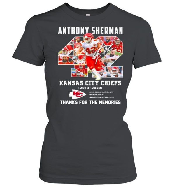 42 Anthony Sherman Kansas City Chiefs 2003 2021 Thank You For The Memories shirt