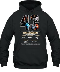 43 1978 2021 Halloween The Curse Of Michael Myers Signature Thank You For The Memories T shirt 5